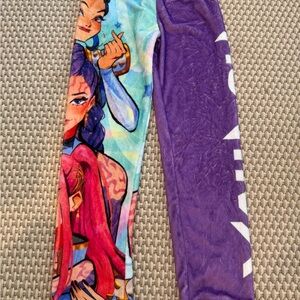 Colorful Graphic Fuzzy Pajama Pant